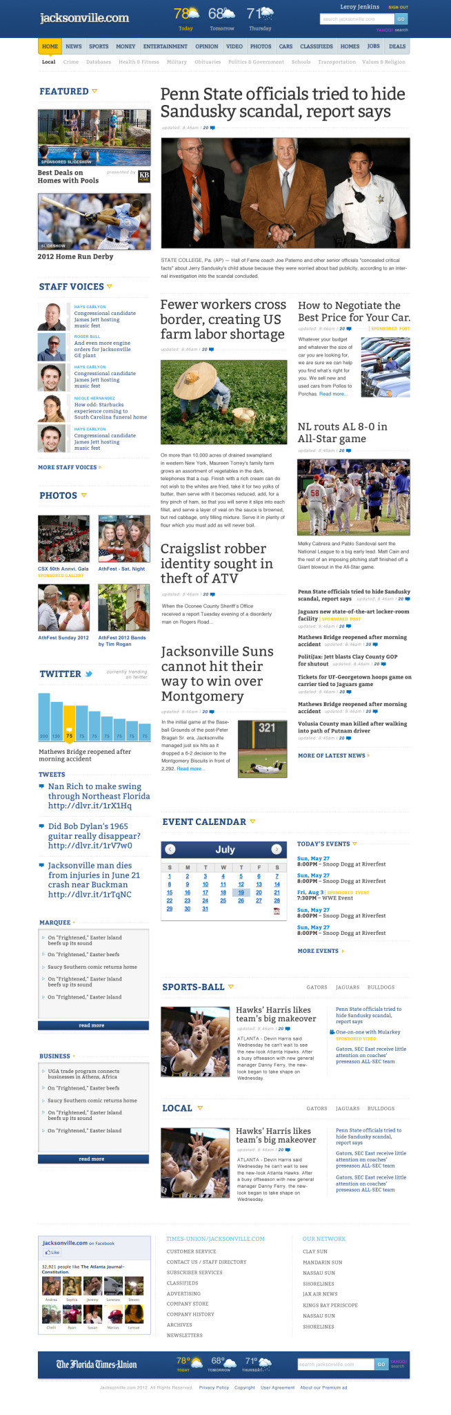 Jacksonville.com Home Page